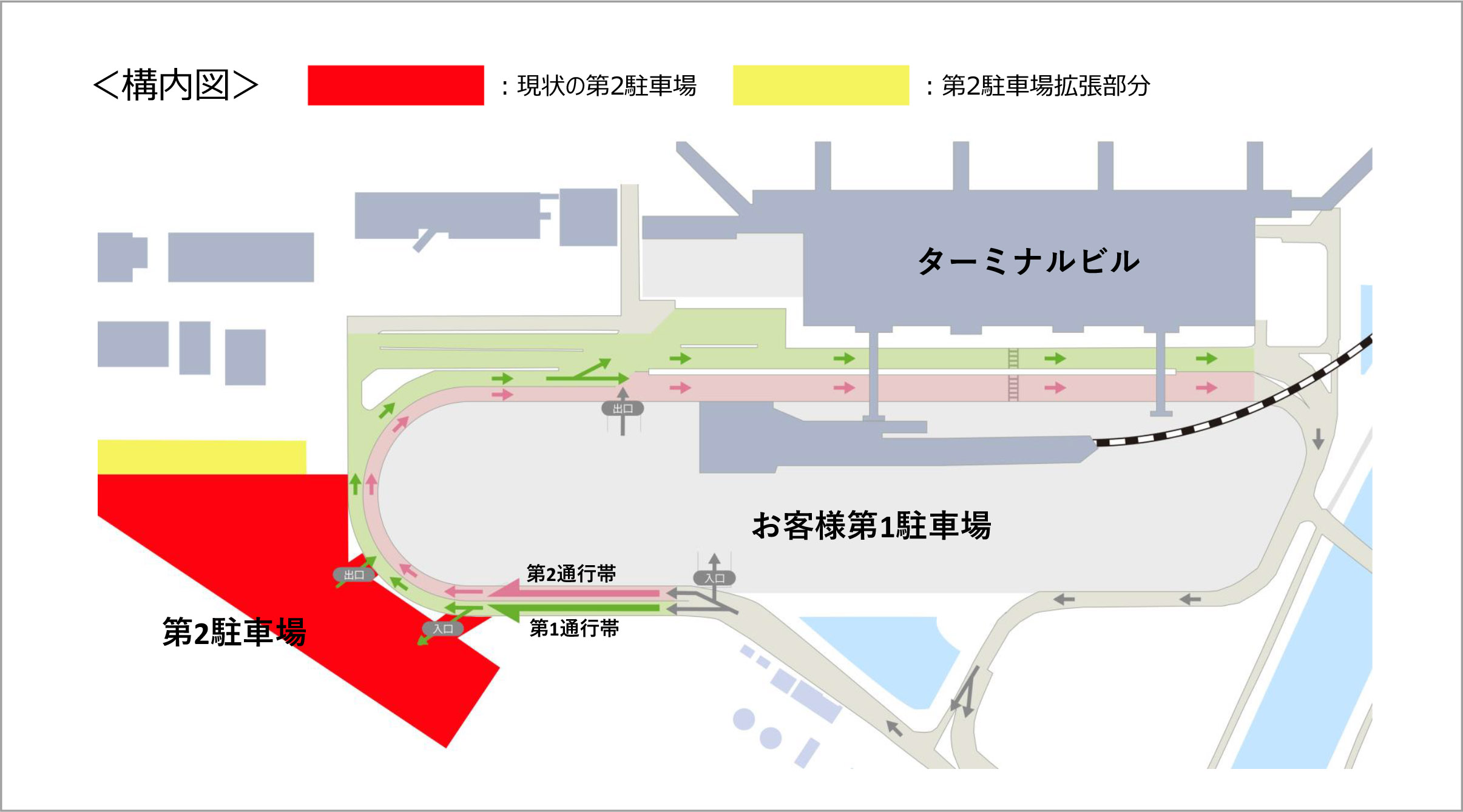 仙台空港 第2駐車場拡張部を4月25日供用開始 増加エリアは当初計画から変更 トラベル Watch