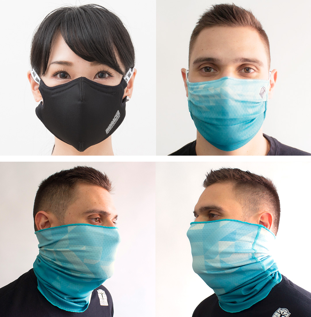 自転車ウェアメーカーが作る、夏用スポーツマスクとネックゲイター発売