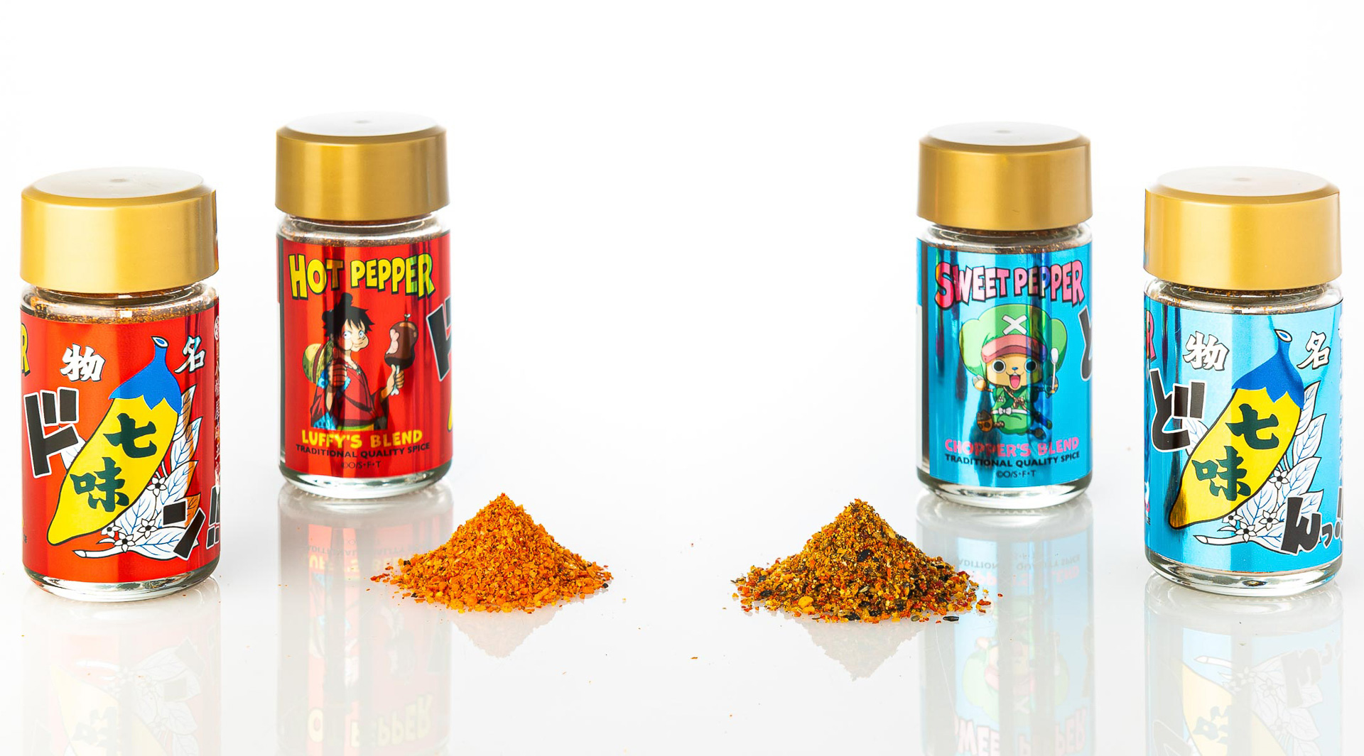 麦わらの七味唐辛子」発売。「ONE PIECE（ワンピース）」と善光寺の