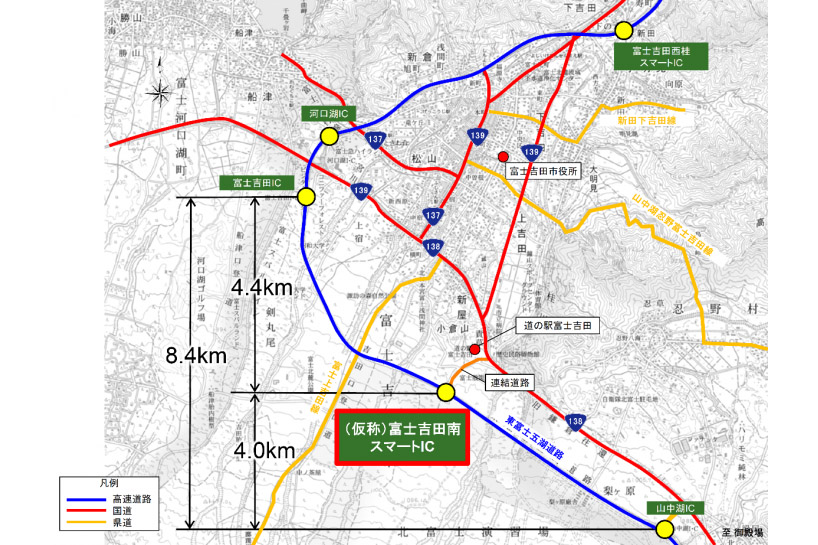 東富士五湖道路 富士吉田南スマートic 仮称 が21年度に開通へ 周辺観光地へのアクセス向上 トラベル Watch