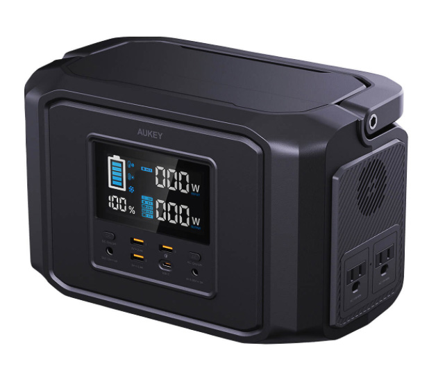 Aukey、容量518Wh/626Whのポータブル電源と折りたたみ式ソーラーパネル
