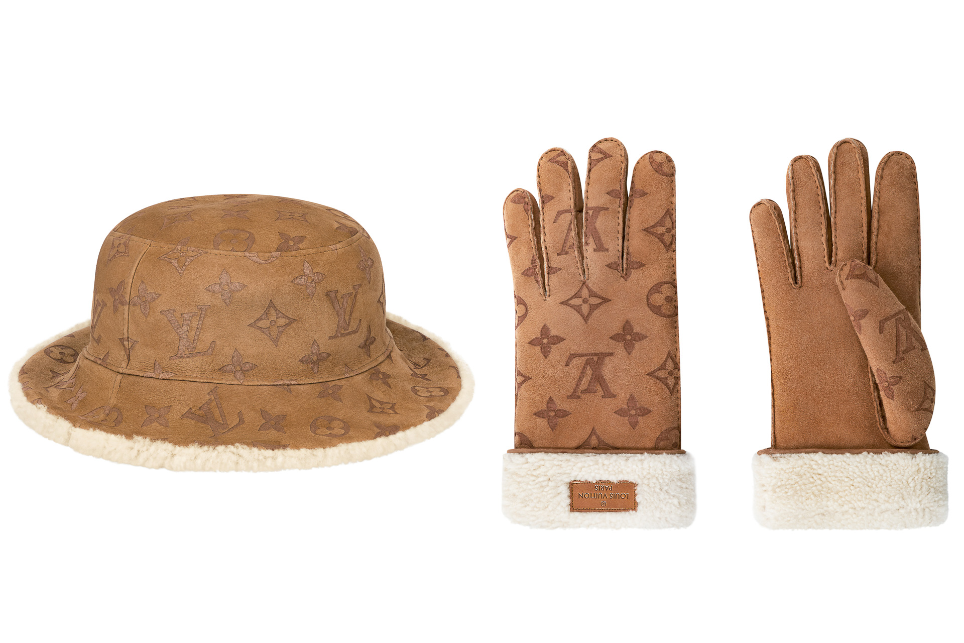 ルイ・ヴィトン、“モノグラム”モチーフの帽子と手袋。12月11日発売