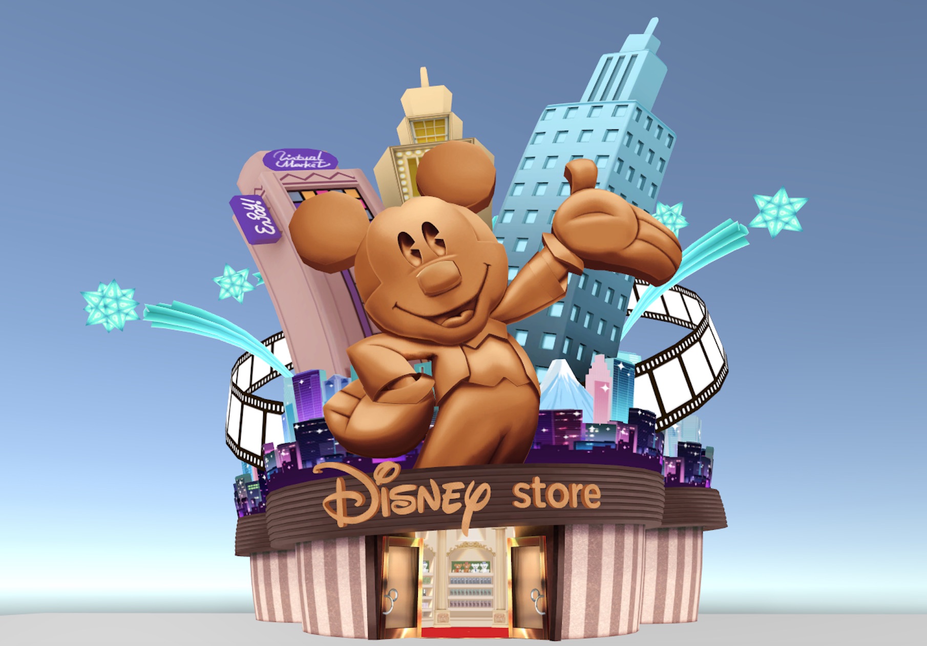 バーチャルディズニーストア がvrイベント バーチャルマーケット5 に登場 期間限定でアイテムを3d展示 トラベル Watch