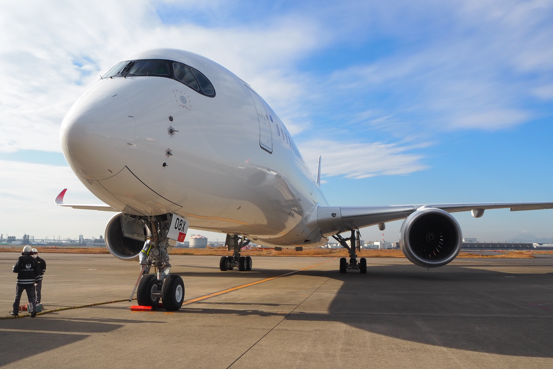 Jal 8機目のエアバス A350が日本に到着 羽田発着路線で運用する最新鋭機 トラベル Watch