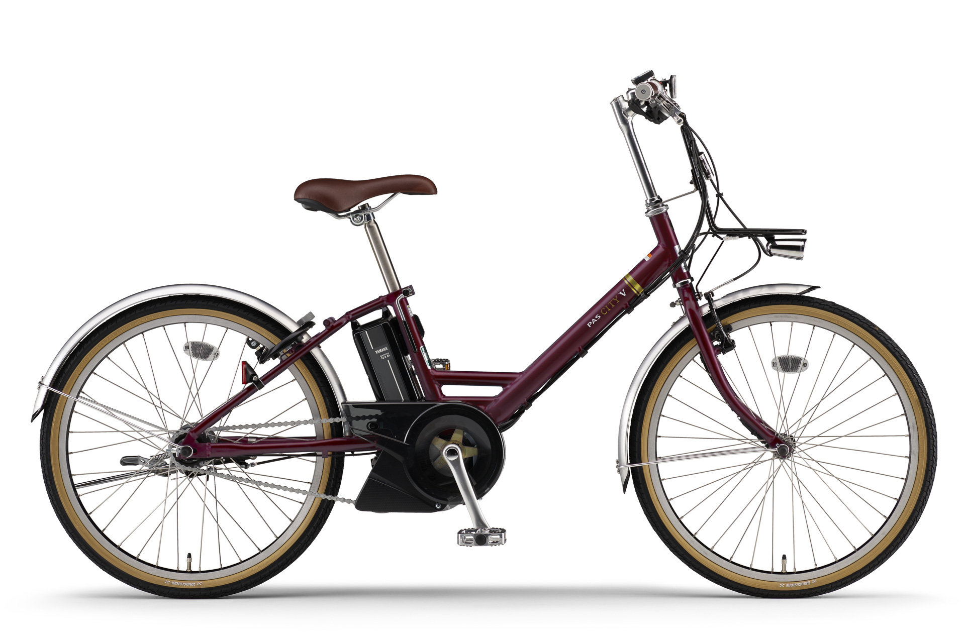 ヤマハ、24型電動アシスト自転車「PAS CITY-V」2021年モデル。自動制御