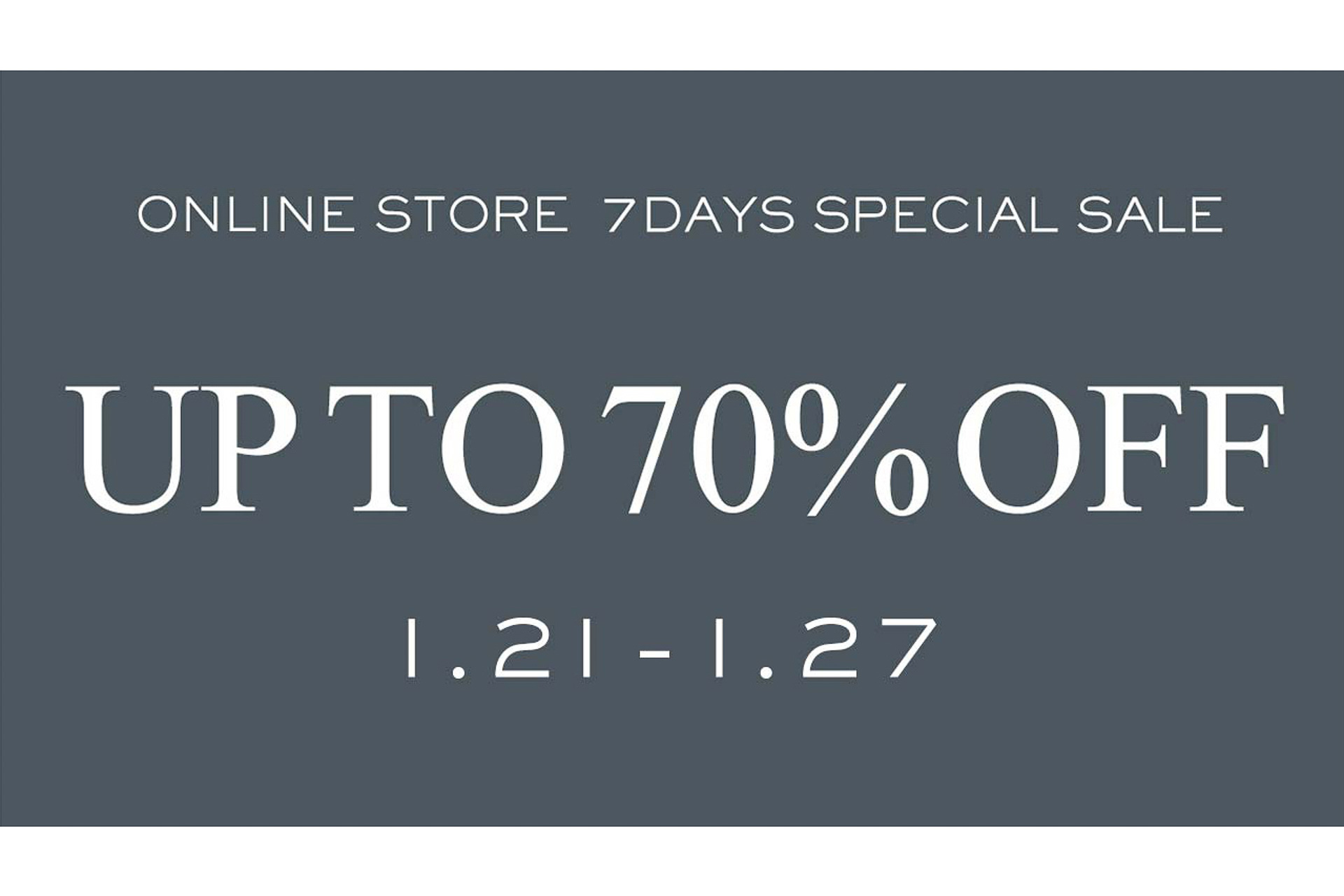 DEAN ＆ DELUCA、最大70％オフのオンラインストア限定セール