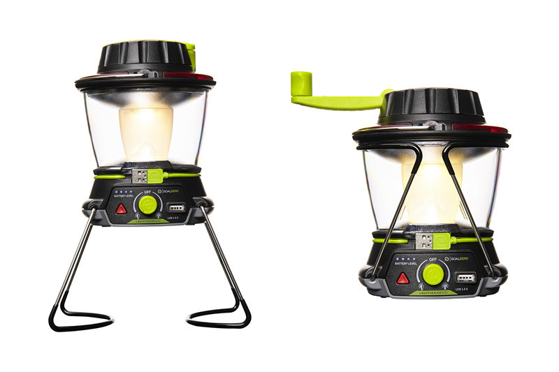 アスク、Goal Zeroのリチウムイオン電池を内蔵したLEDランタン