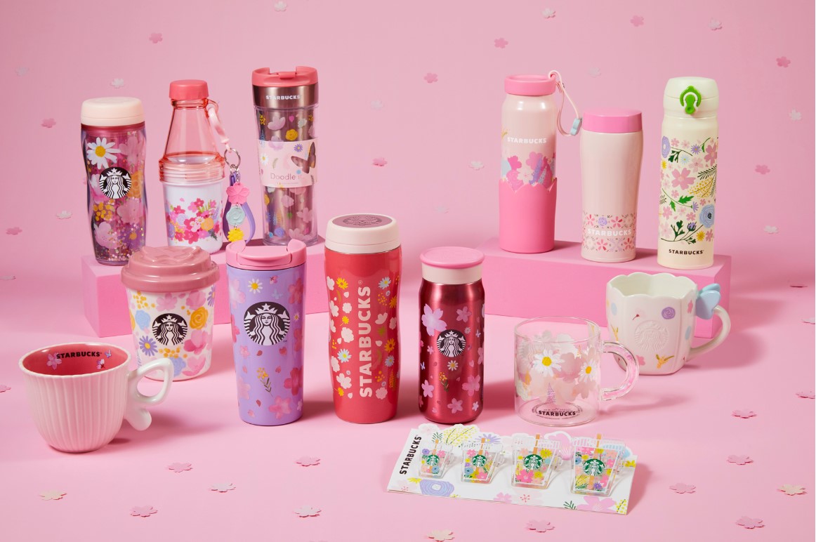 スターバックス、SAKURAシリーズ第2弾のグッズ発売。“Spring Bloom”を