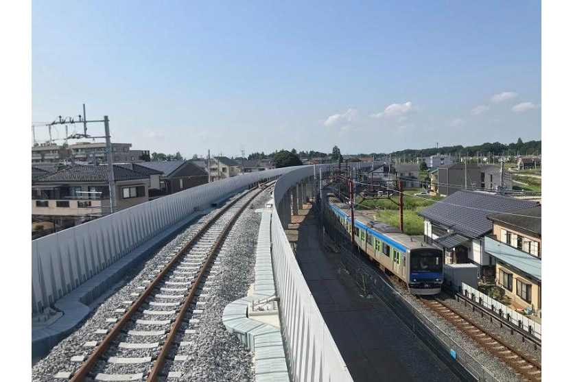 東武野田線 清水公園駅～梅郷駅を3月28日高架化。踏切11か所廃止。野田