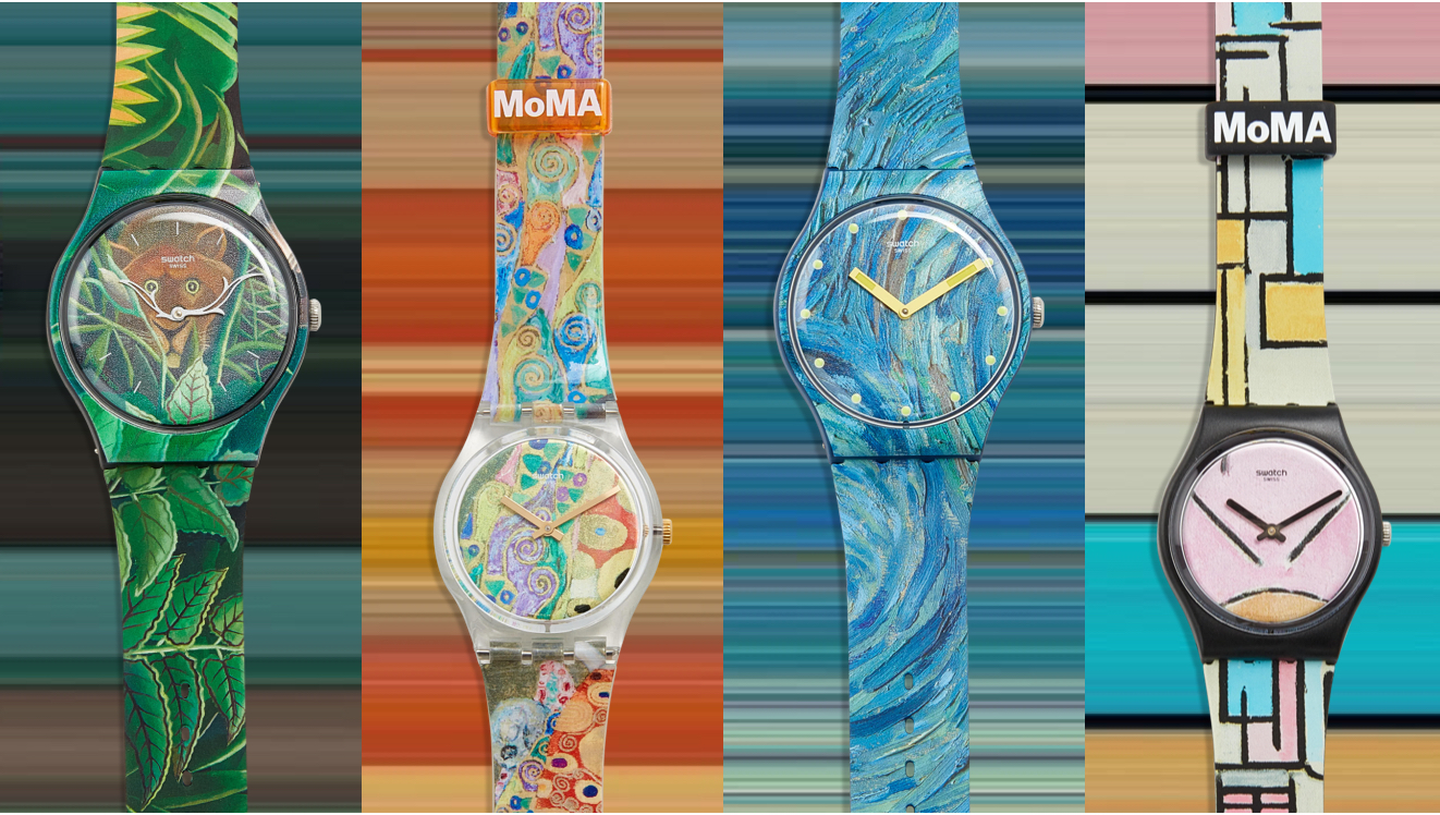 MoMA（ニューヨーク近代美術館）収蔵作品とSwatchのコラボウォッチ発売 