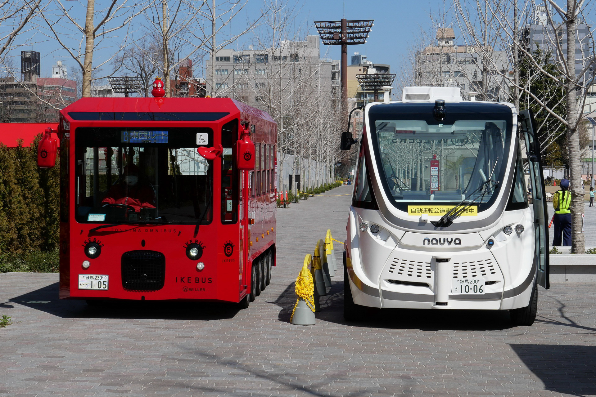 東池袋で実験中の自動運転バスに乗ってみた Ikebus乗り継ぎや食品デリバリーで生活圏を支える未来像描く トラベル Watch