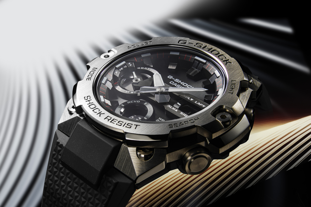 カシオ CASIO 腕時計 G-SHOCK GST-B400D-1AJF 黒