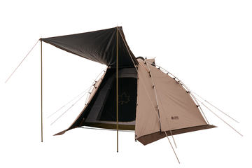 アウトドア テント/タープ ロゴス、空気で立ち上がるテント「グランベーシック エアマジック 