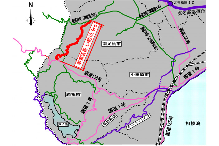 神奈川県 県道731号 南箱道路 4月28日開通 南足柄市と箱根 国道138号を結ぶ トラベル Watch