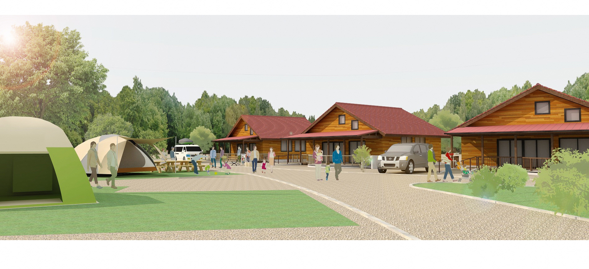 島根 宍道ふるさと森林公園 松江初のグランピング施設にリニューアル 電源完備のオートキャンプサイトも トラベル Watch