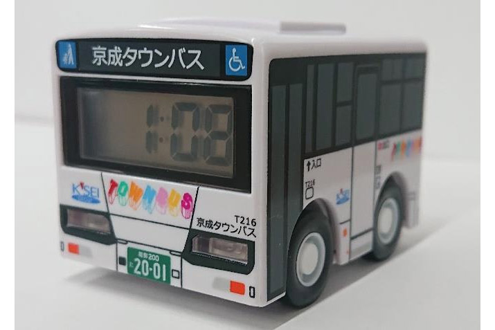 京阪バス バスコレクション バス型目覚まし時計 - ミニカー
