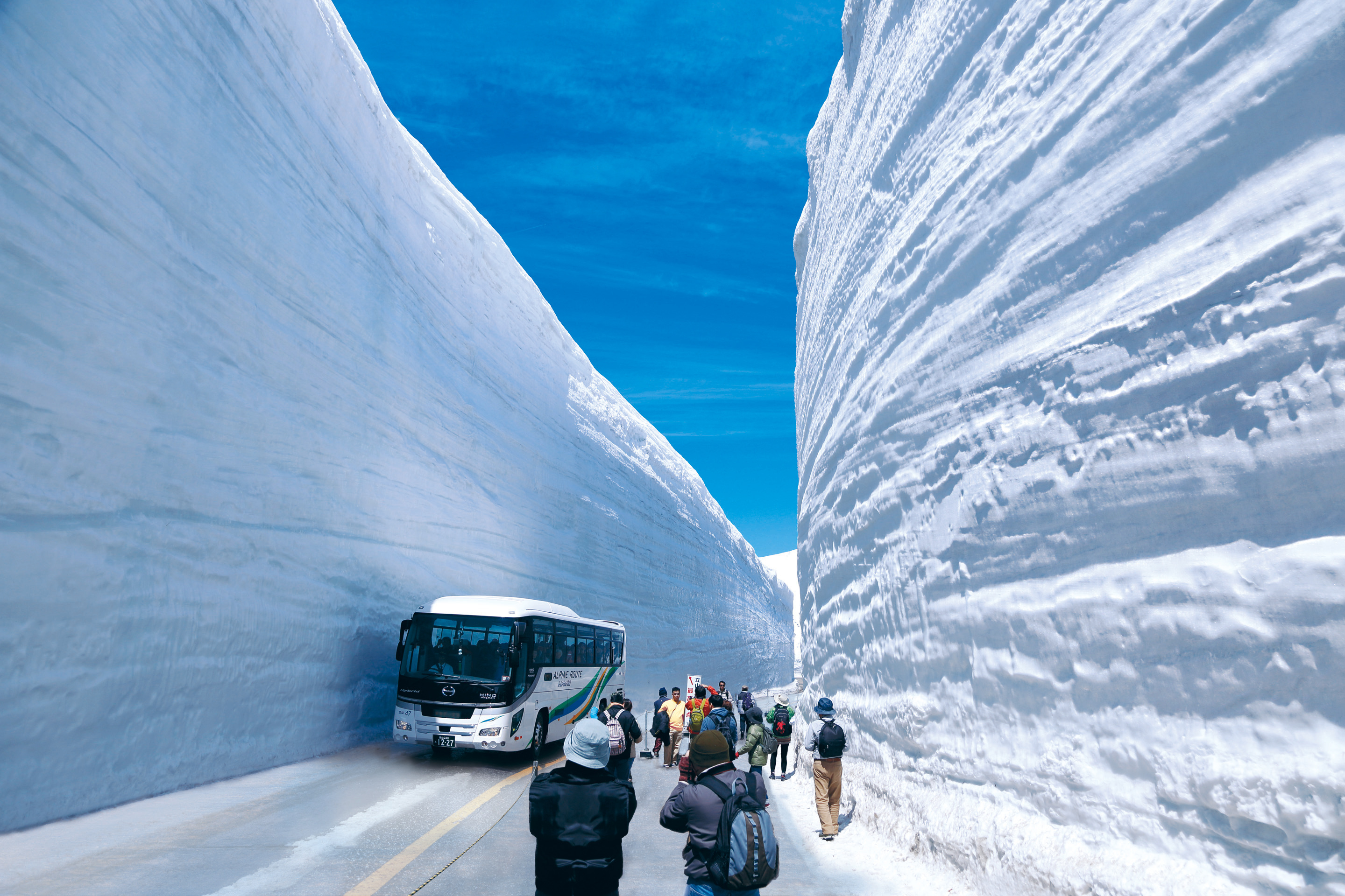 立山黒部アルペンルート 全線開業50周年でキャンペーンきっぷ発売 雪の大谷 の高さは14mに トラベル Watch