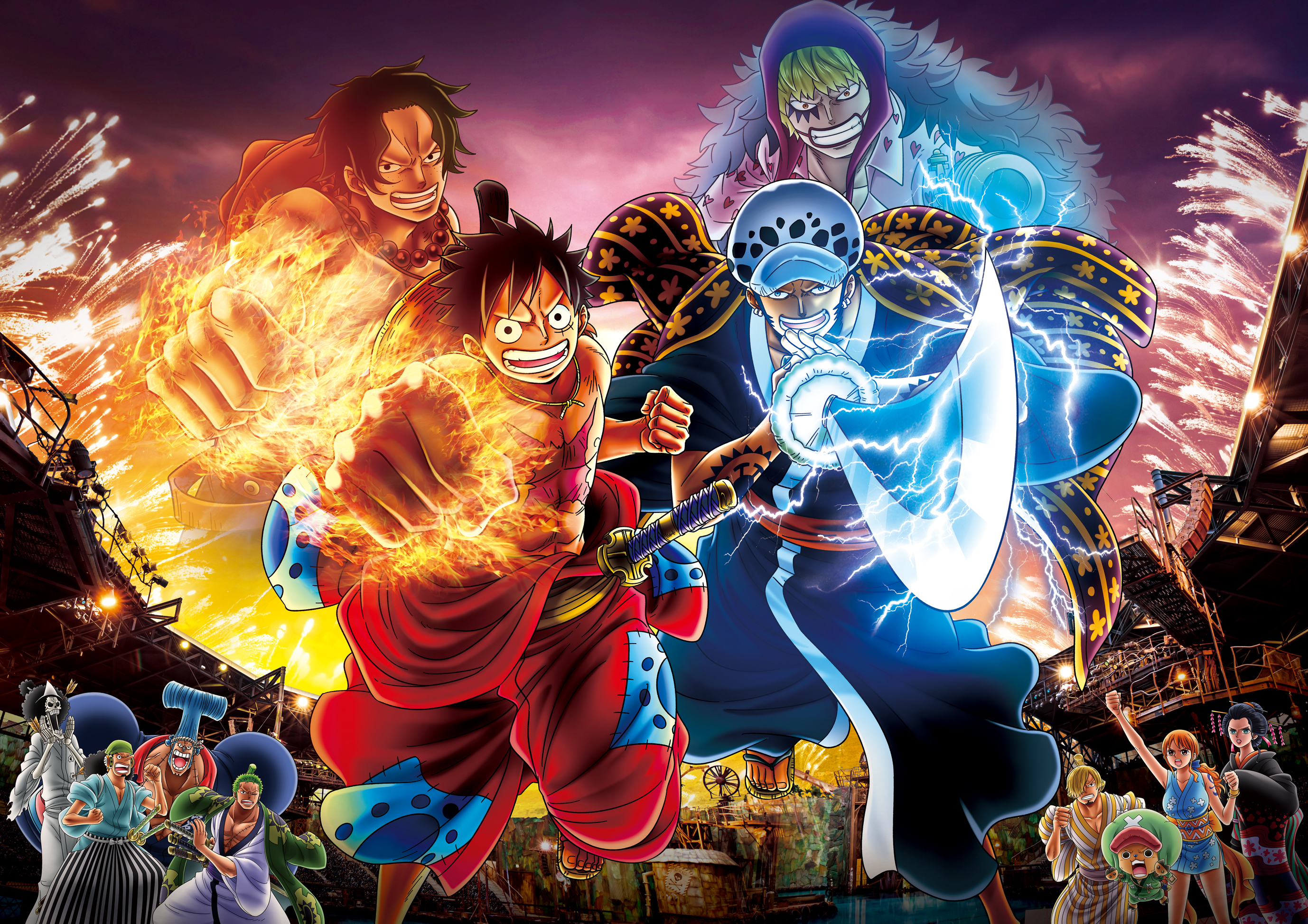 Anime One Piece 4k Ultra HD Wallpaper by のの人