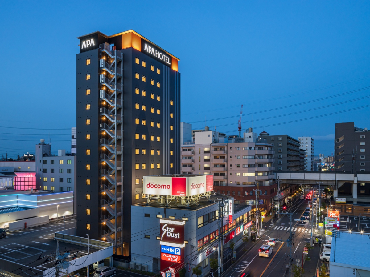 アパホテル〈西船橋駅前〉」開業。西船橋駅から徒歩2分に客室166室