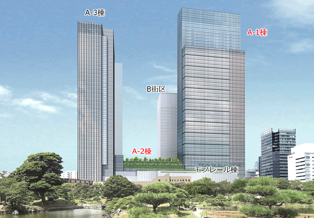 浜松町の西口再開発、計画変更でホテル誘致と訪日旅客向け施設