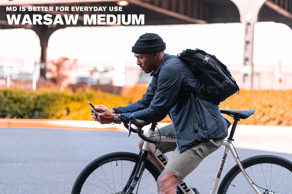 自転車通勤向けバックパック「WARSAW MEDIUM」 - トラベル Watch