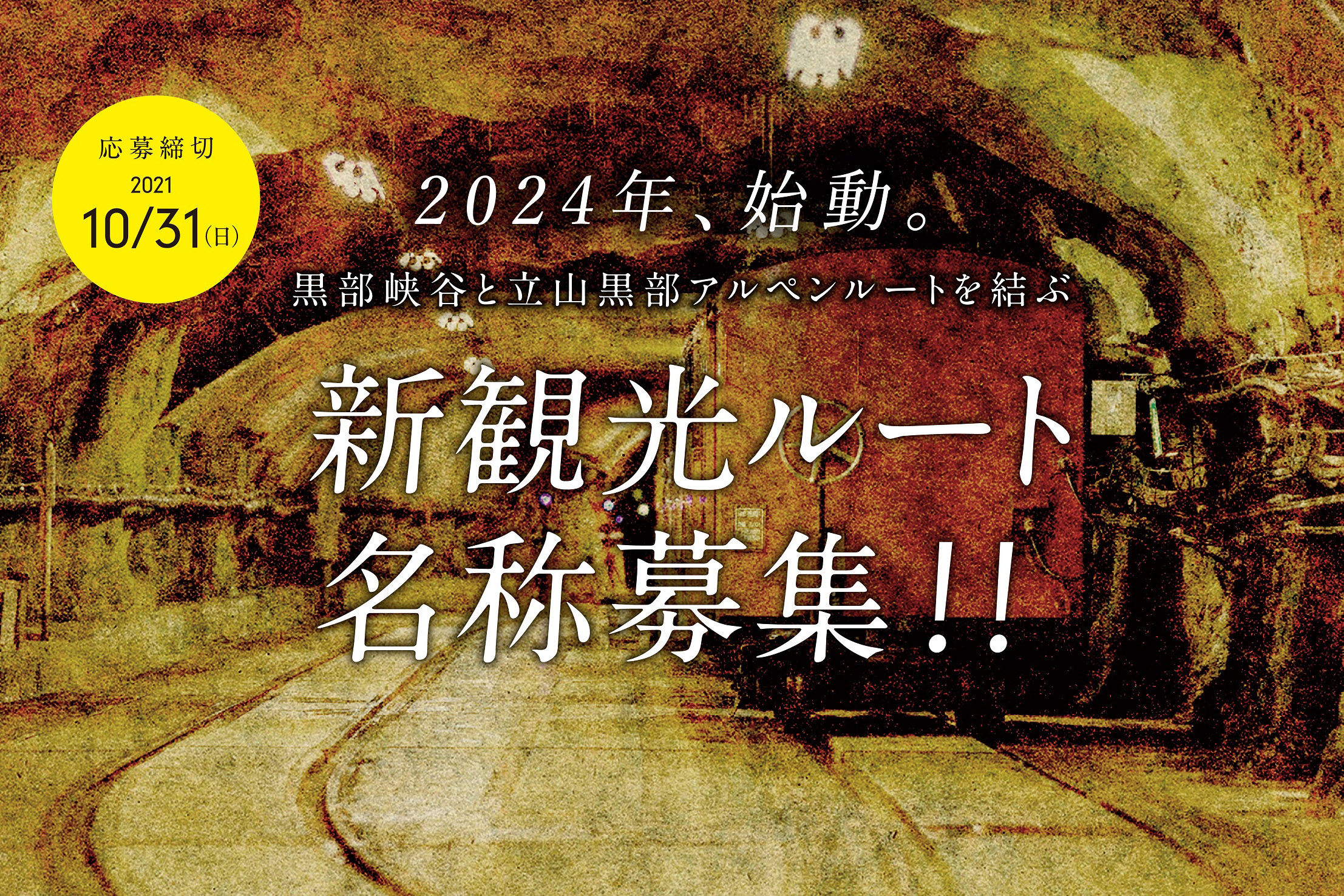 富山県、黒部ダム～黒部峡谷・欅平を結ぶ“黒部ルート”の名称募集開始
