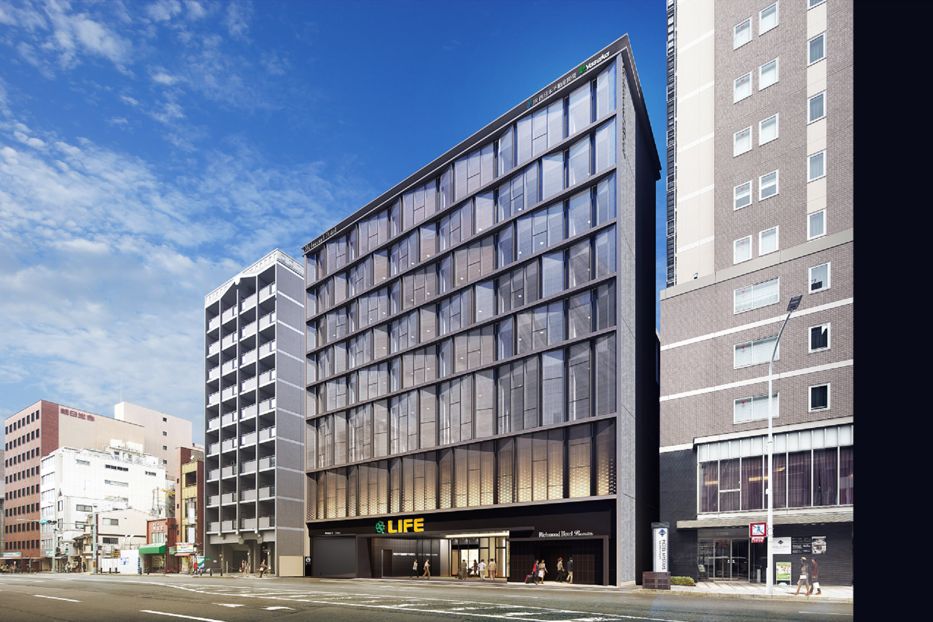 リッチモンドホテルプレミア京都四条」が2022年3月上旬開業。1階には 