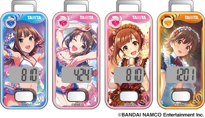 タニタ×デレマスの万歩計。すべてのアイドルをデザインした「アイドル
