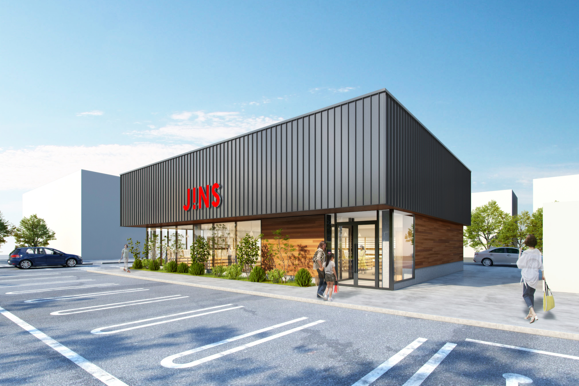 札幌市初 ロードサイド店舗 Jins 札幌厚別通店 10月2日開業 Yunosuke描き下ろしグラフィックも トラベル Watch