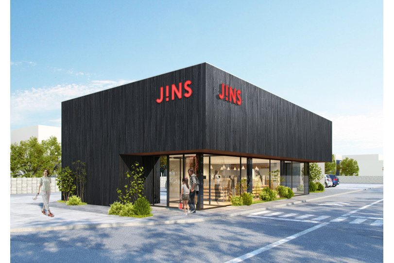 福岡県宗像市初 ロードサイド店舗 Jins 宗像店 10月7日開業 Yunosukeのメガネ巫女グラフィックも トラベル Watch