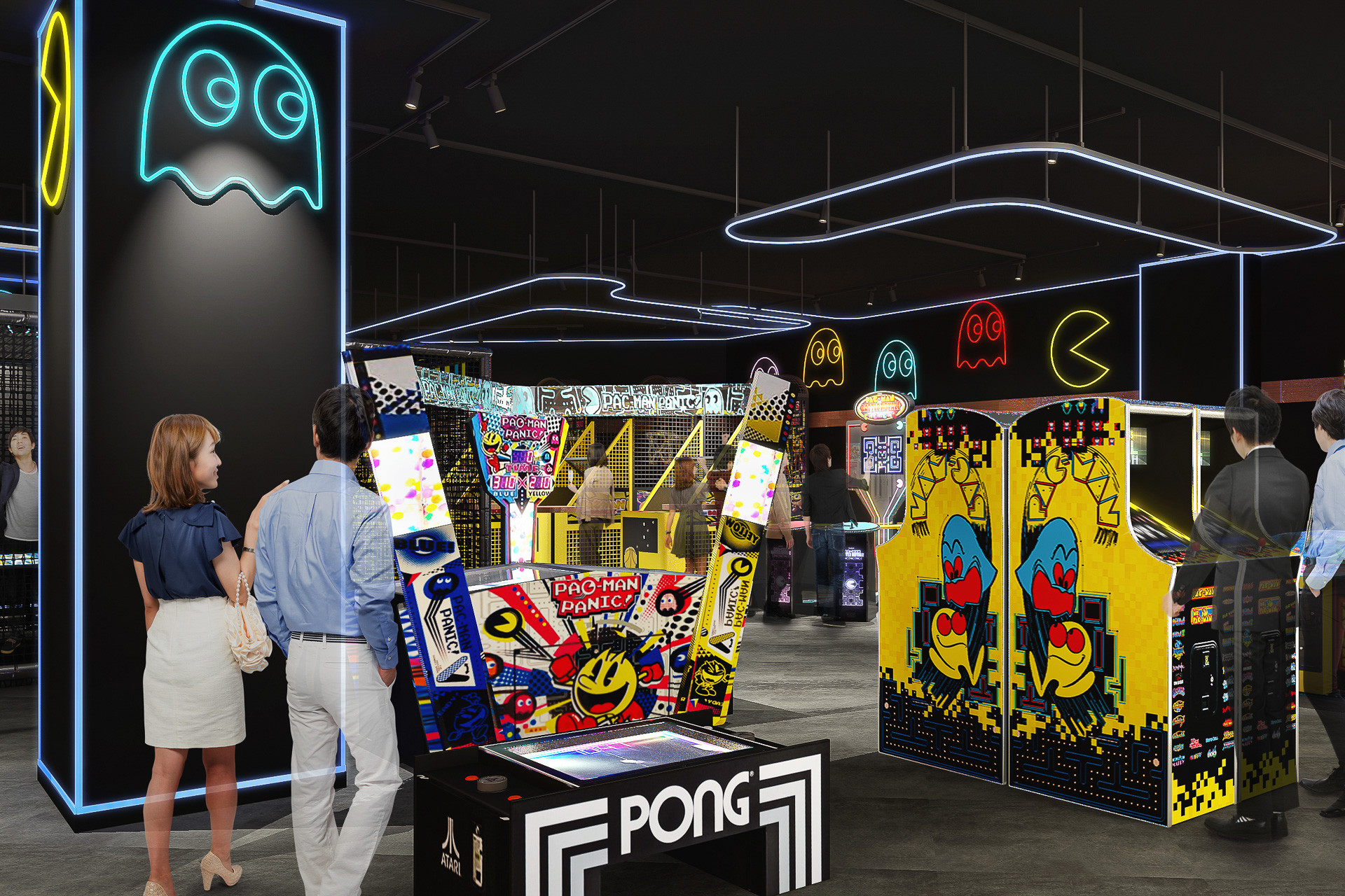 Namco則武新町店 10月27日開業 80年代アーケードゲームから最新デジタル技術まで楽しめるアミューズメント施設 トラベル Watch