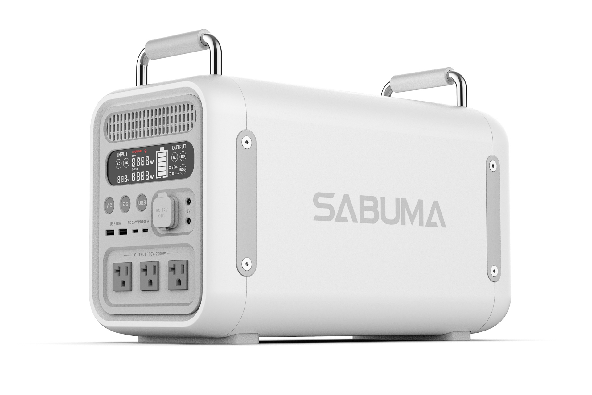 SABUMA、2258Whのポータブル電源「S2200」。クラス最小最軽量 