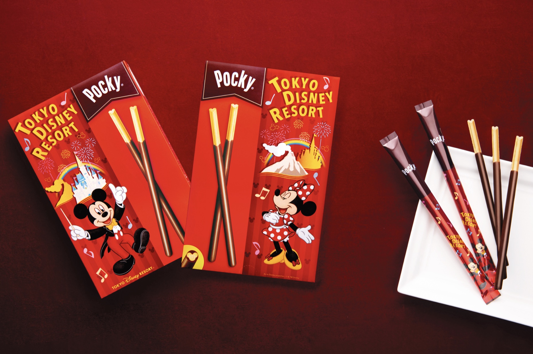 東京ディズニーリゾート限定の「ポッキー」。プレッツェルの断面が