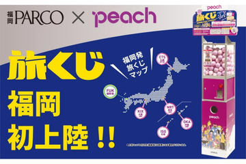 5000円で行き先の分からないガチャ、今度は空の上！ ピーチの旅くじ、機内販売始まる - トラベル Watch