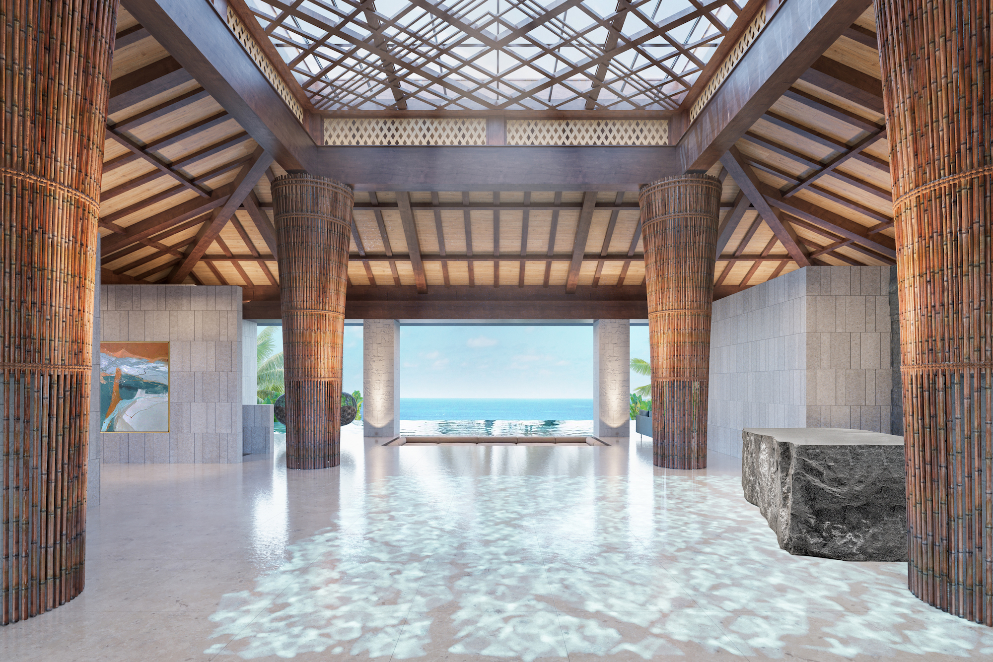 沖縄 古宇利島の分譲ホテル Mokulea 25年開業 断崖に建つバーも トラベル Watch