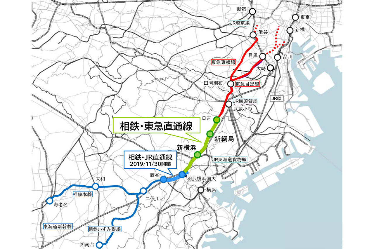 相鉄・東急直通線は2023年3月開業へ。相鉄・JR直通線 羽沢横浜国大駅～東急東横線/目黒線 日吉駅間を結ぶ - トラベル Watch