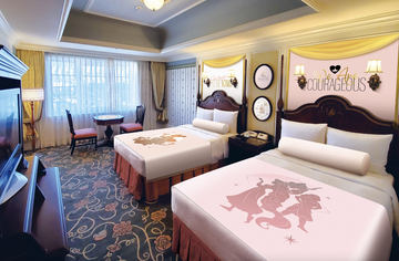 東京ディズニーランドホテル、宿泊者限定の掛け布団カバー・枕カバー 