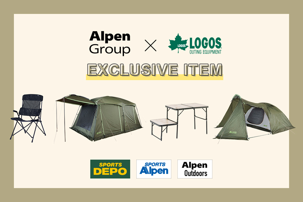 アルペン×ロゴス、共同開発したコテージ型テント・テーブル・チェア ...