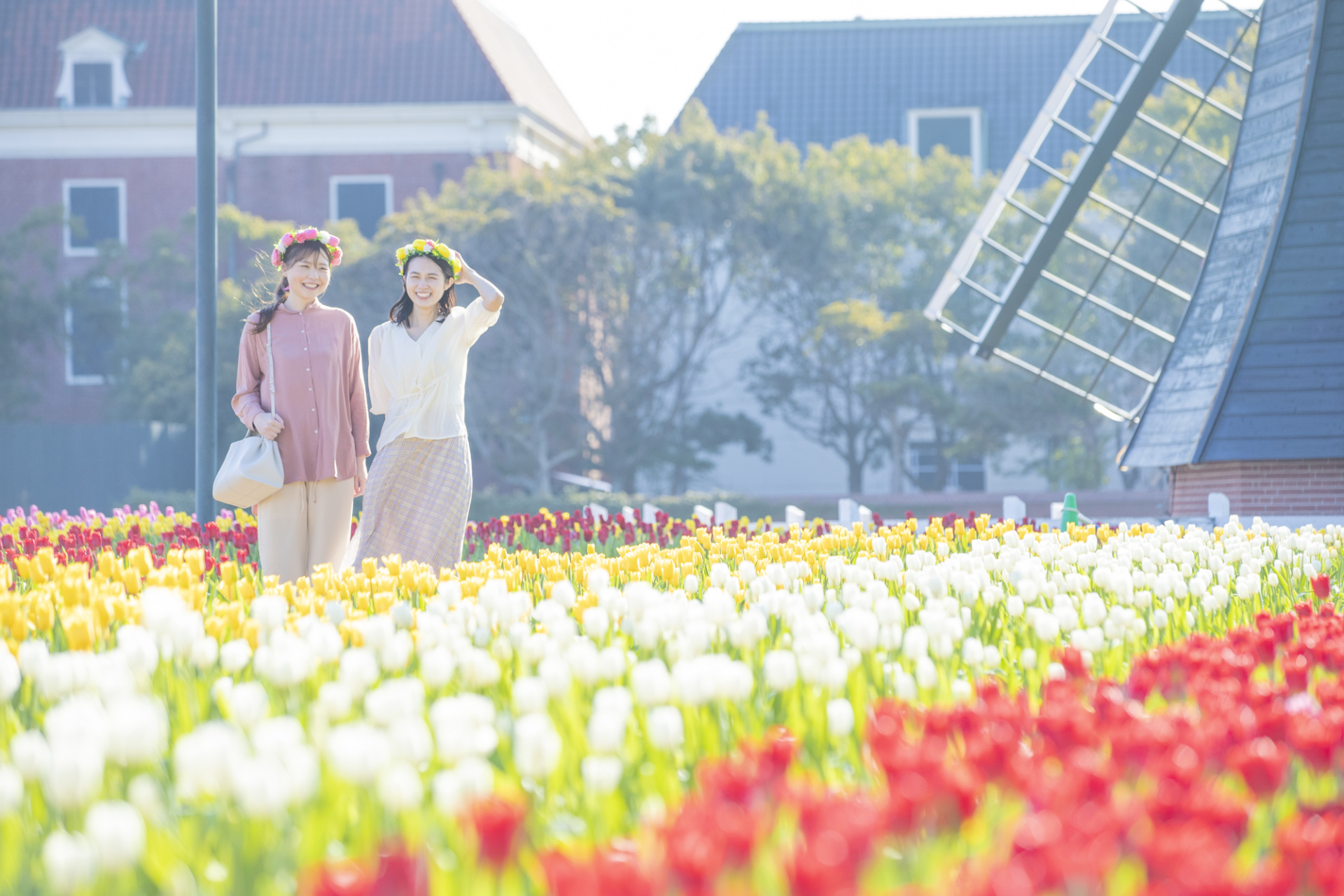 ハウステンボス、日本で1番早い「100万本のチューリップ祭」 ～花の街