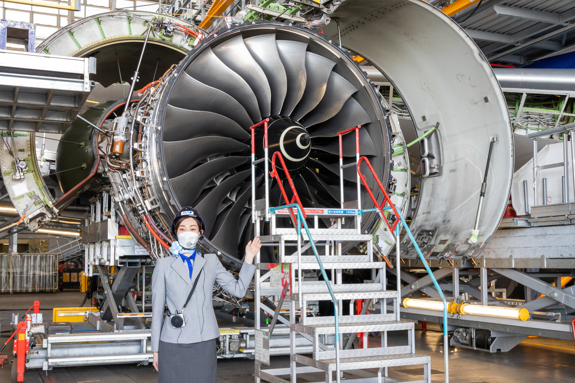 再開するanaの機体工場見学を先行レポート 2年越し公開の体験型施設も Ana Blue Hangar Tour トラベル Watch