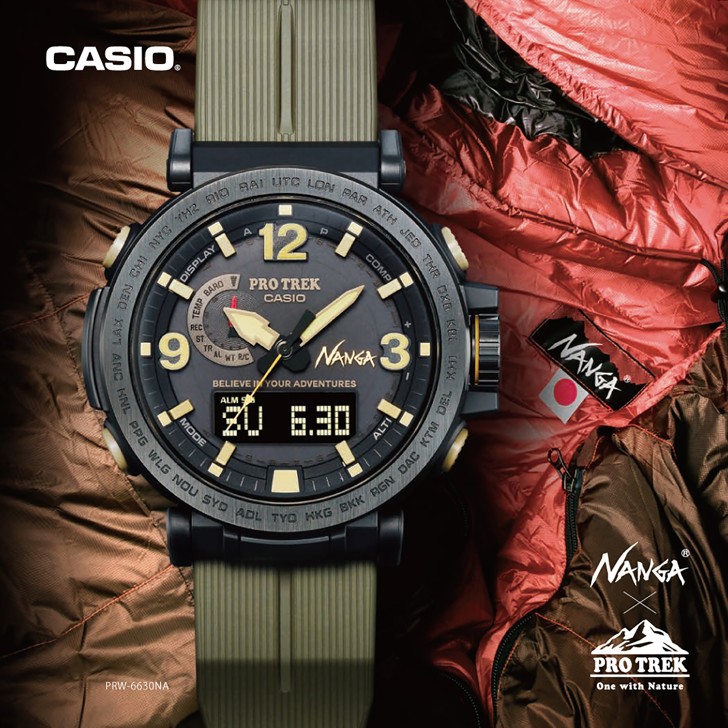 CASIO PRO TREK NANGAコラボモデル