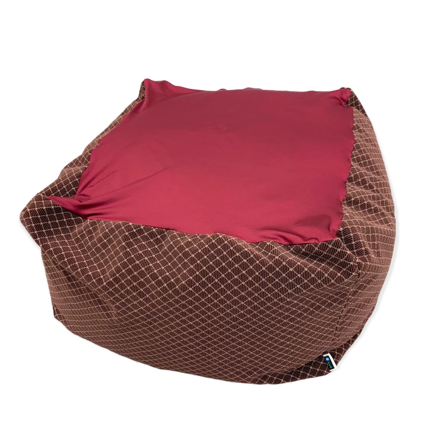 東海道新幹線のぞみのグリーン車座席の生地を使ったビーズクッション