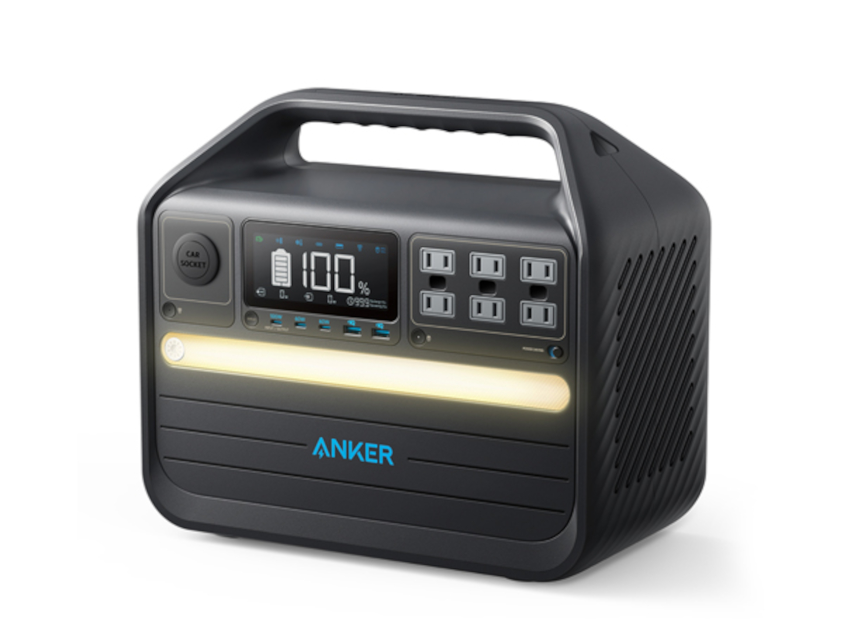 アンカー、大容量で持ち運びやすい長寿命ポータブル電源「Anker 555