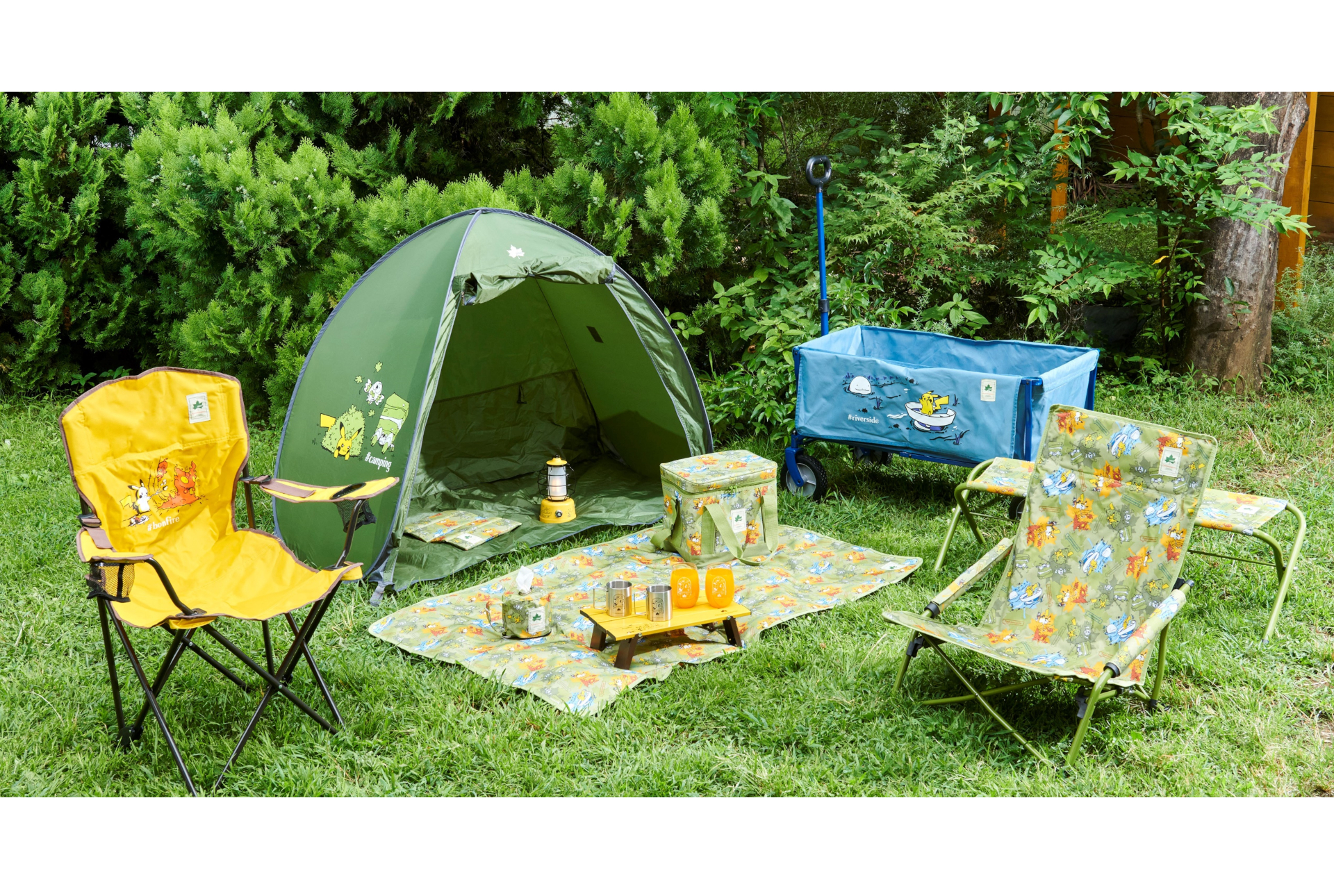 新品【7th Anniversary】#pokémonpicnicキャンプセット-