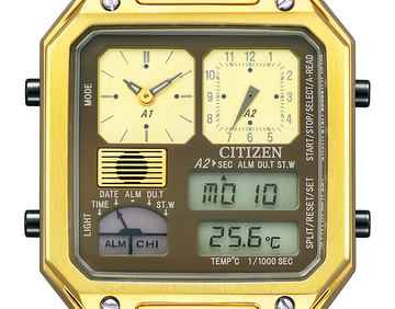 CITIZEN for ANA限定モデル、電池交換・時刻修正が不要なクロノグラフ