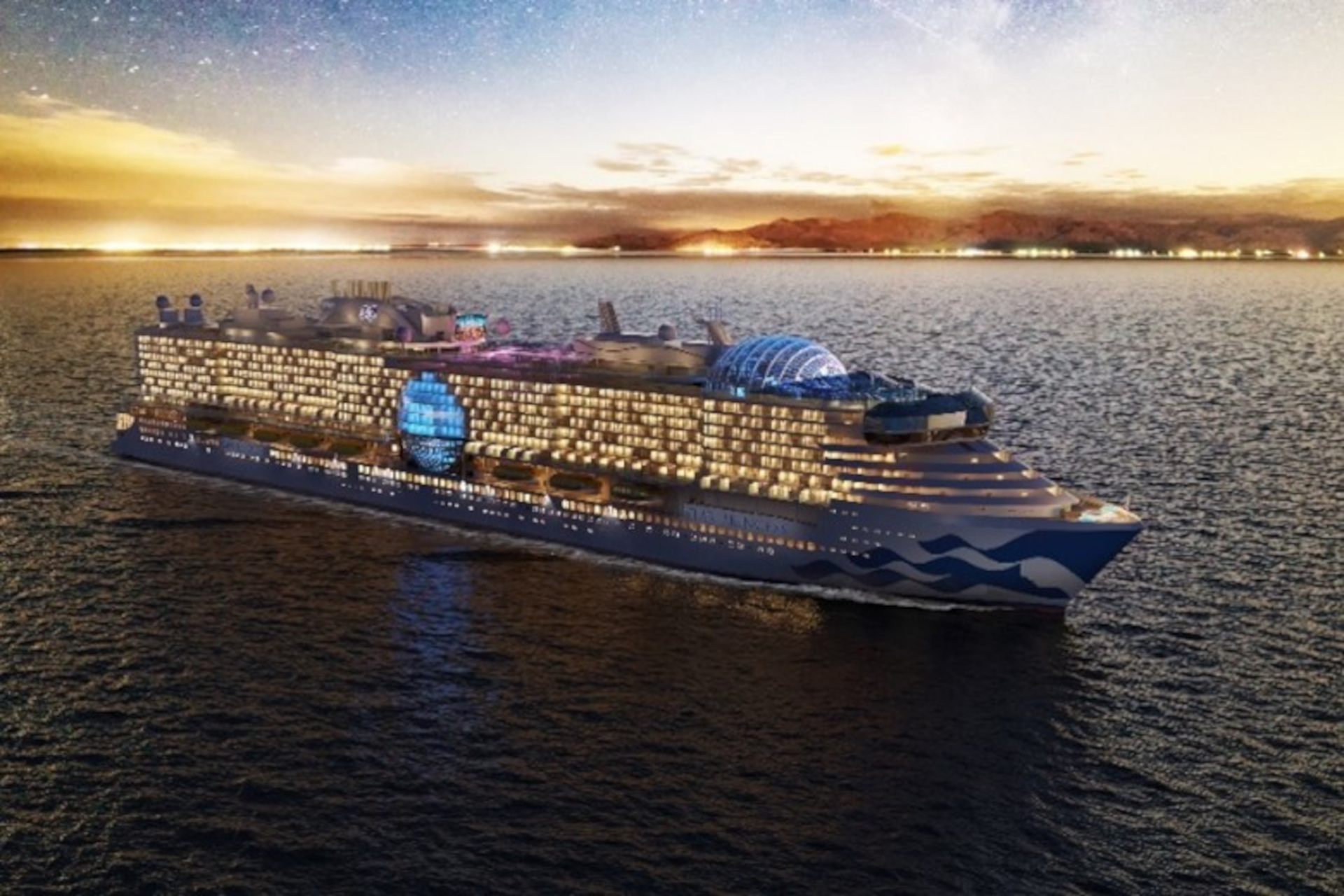 プリンセス・クルーズ史上最大2隻目の新造船「スター・プリンセス」。2025年8月の地中海クルーズに就航 トラベル Watch