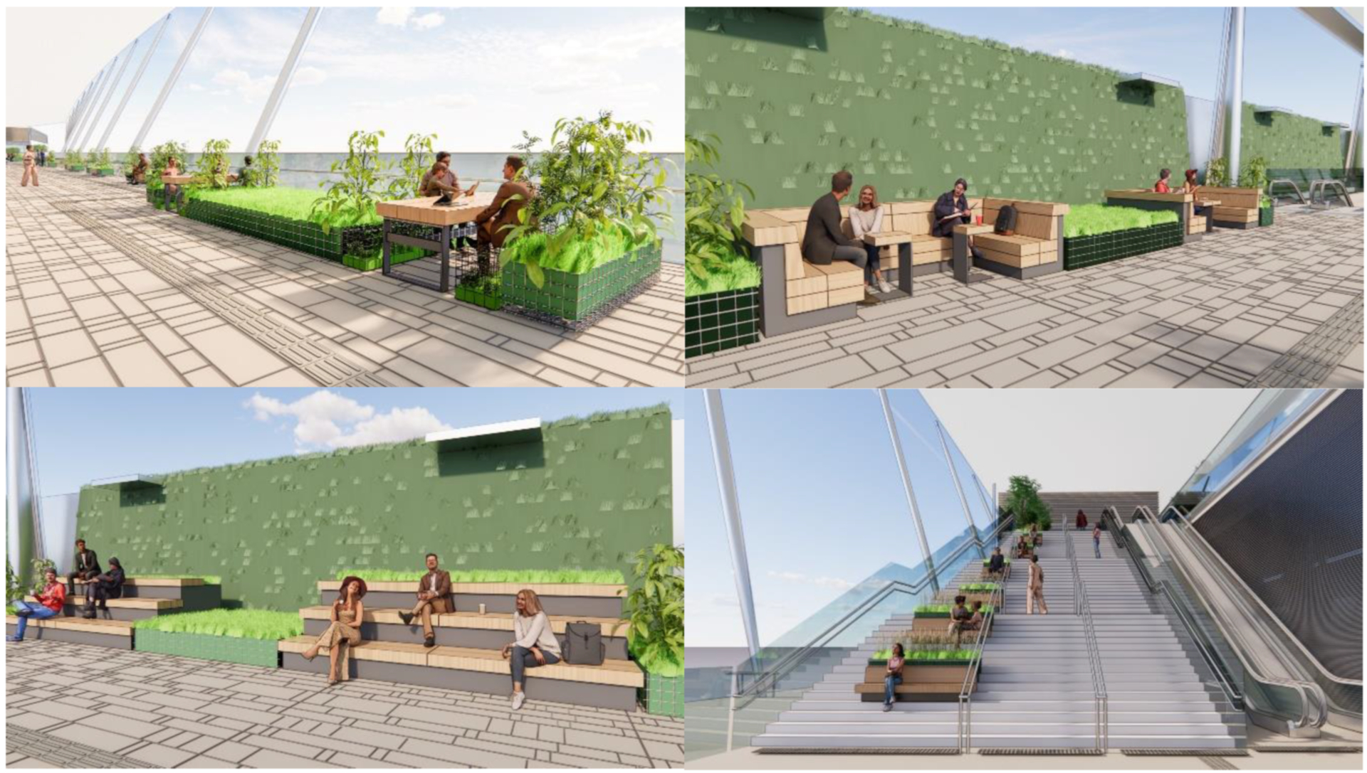 東京駅グランルーフが「グランスタ八重洲」にリニューアル。緑あふれる屋外デッキ「GRANROOF GARDEN」誕生 トラベル Watch