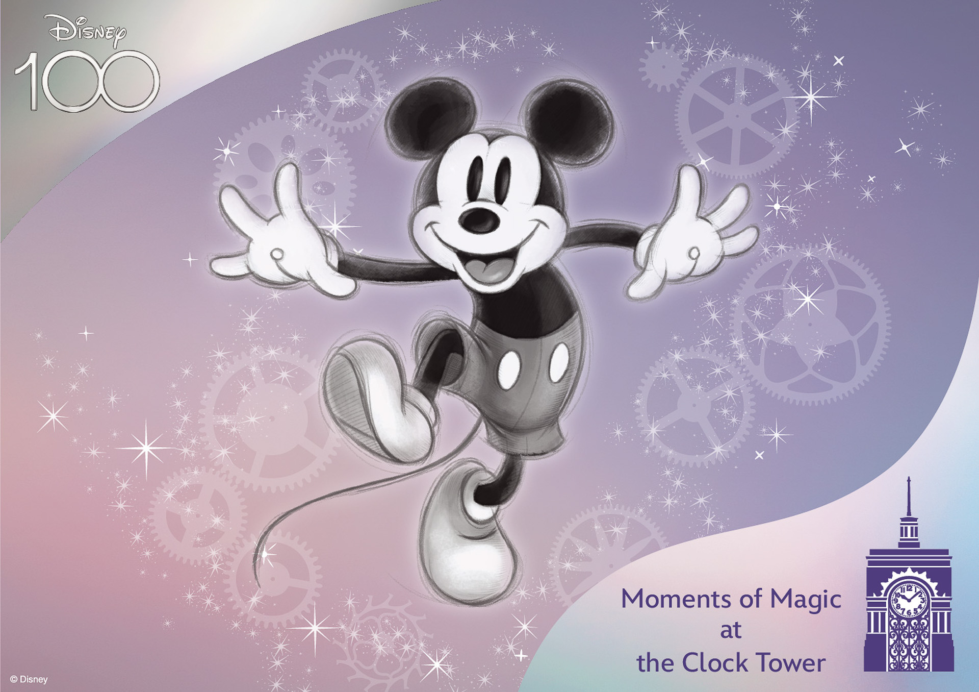Disney 100周年記念限定/ミッキーマウス別注コラボ腕時計 - 時計