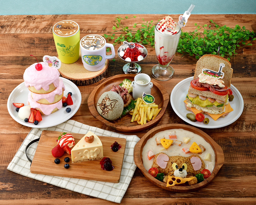 トムとジェリーにインスパイアされたダイナー「TOM and JERRY DINER