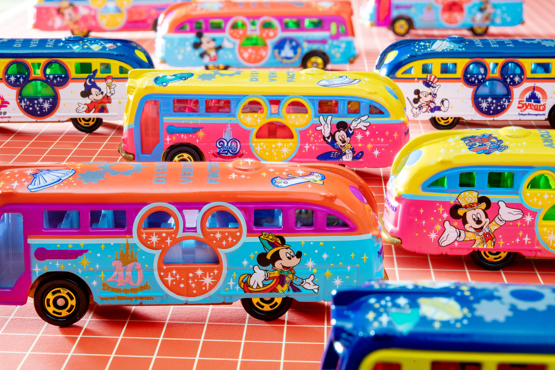 ディズニーシー　20周年グッズ　トミカ　5種類セットおもちゃ/ぬいぐるみ